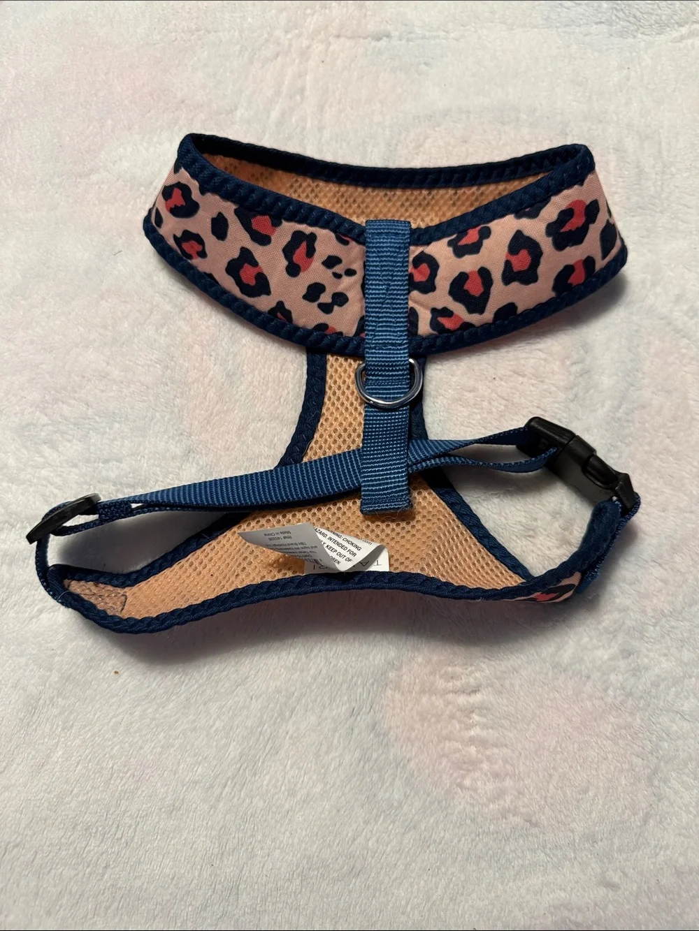 Cheetah Print Tahari Dog Harness